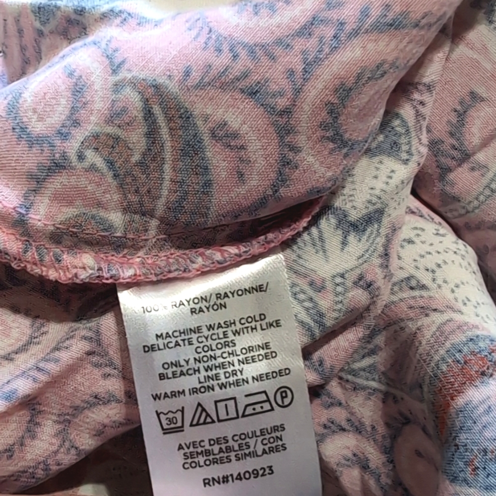 NWT Loft Pink Floral Cinched Waist Dahlia Dolman Sleeve Pocket Dress Size XS - Picture 11 of 14